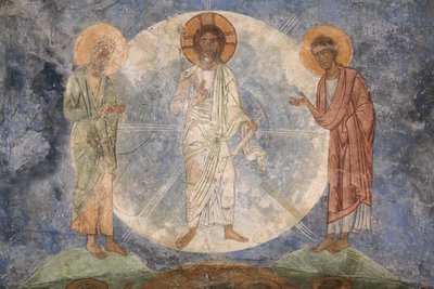 Jesu förvandling, 1100-talet av Ancient Russian frescos