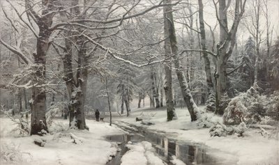 Frost väder i en bokskog av Anders Andersen Lundby