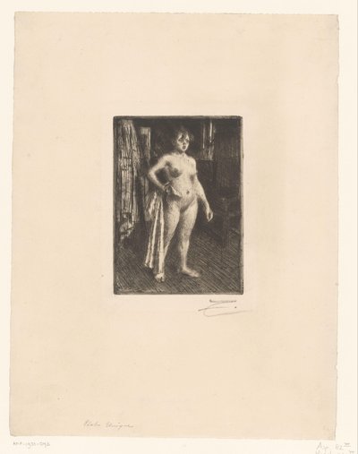 Venus i La Villette av Anders Leonard Zorn (signed by artist)