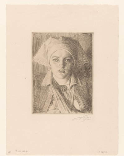 swedish av Anders Leonard Zorn (signed by artist)