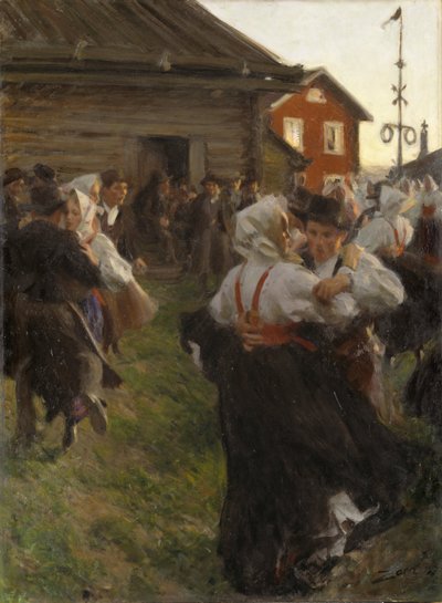 Midsommardans av Anders Leonard Zorn
