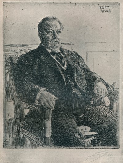 President Taft, 1911 av Anders Leonard Zorn
