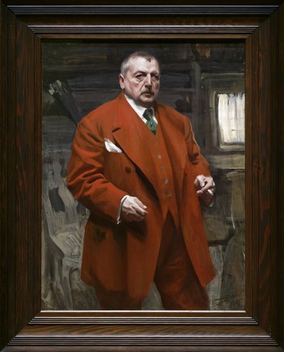 Self-portrait i rött av Anders Leonard Zorn