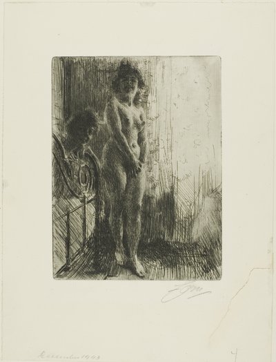 Ett mörkt hörn av Anders Leonard Zorn