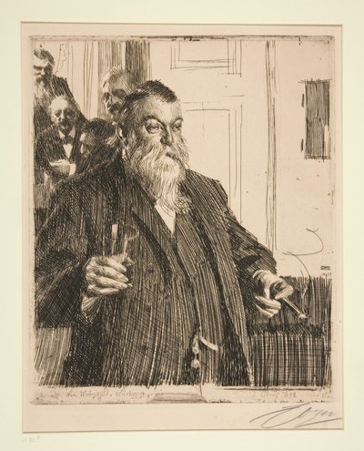 En skål II av Anders Zorn