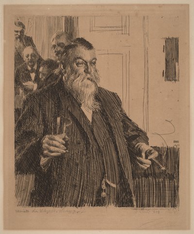 En skål II av Anders Zorn