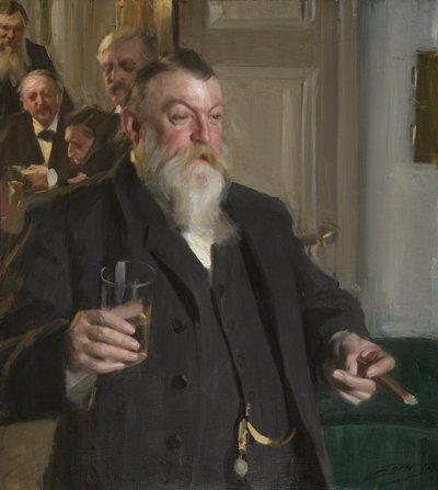 En skål i Idun-sällskapet av Anders Zorn