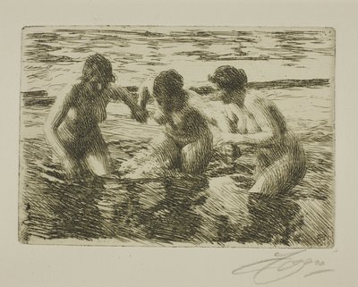 Mot strömmen av Anders Leonard Zorn