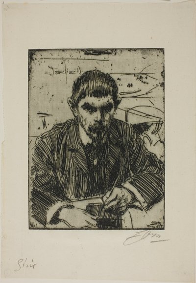 Albert Engström av Anders Zorn