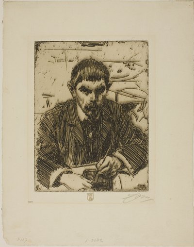 Albert Engström av Anders Zorn