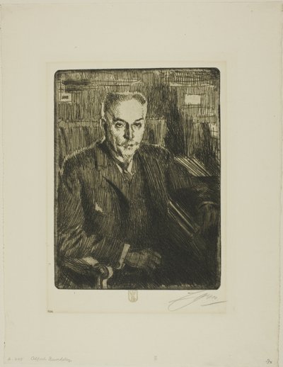 Alfred Beurdeley av Anders Leonard Zorn