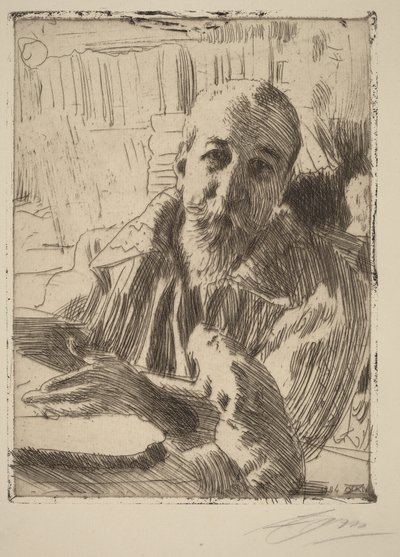 Anatole France av Anders Zorn