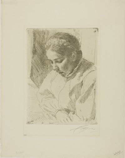 Vid bön av Anders Leonard Zorn