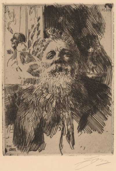 Auguste Rodin av Anders Leonard Zorn