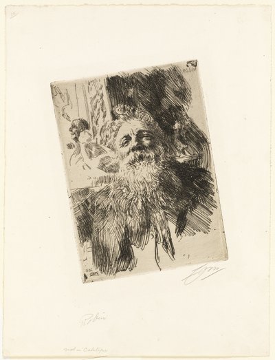 Auguste Rodin av Anders Leonard Zorn