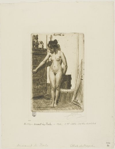 Innan kaminen av Anders Leonard Zorn