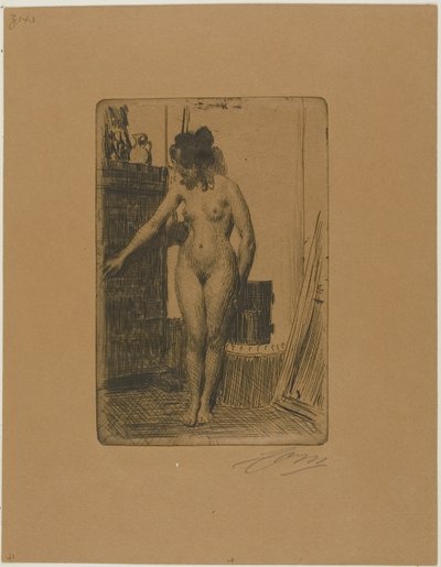 Innan kaminen av Anders Leonard Zorn