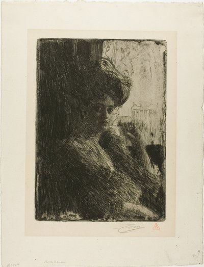Betty Nansen av Anders Leonard Zorn