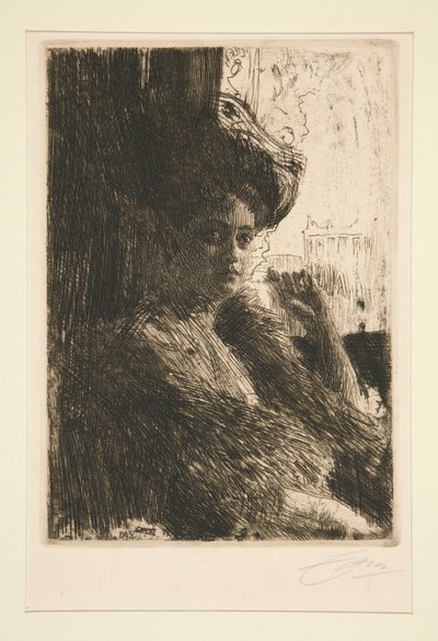 Betty Nansen av Anders Leonard Zorn
