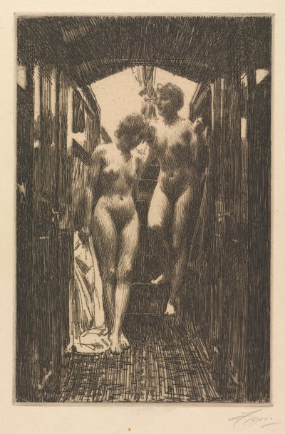 Stuga av Anders Leonard Zorn
