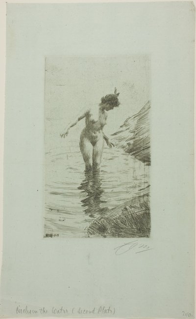 Cirklar av vatten II av Anders Zorn