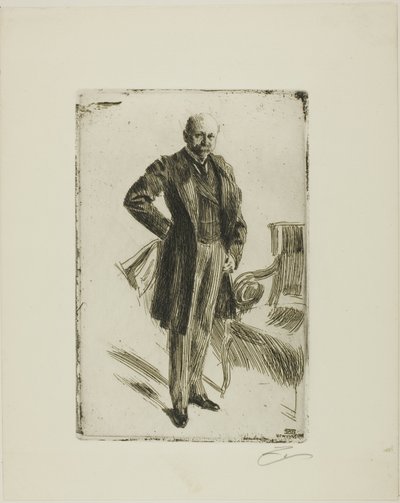 Överste Lamont I (hel längd) av Anders Leonard Zorn