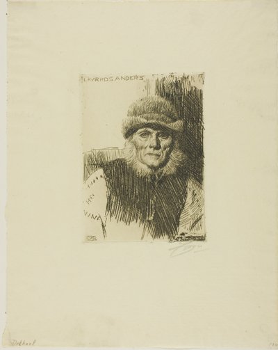 Dalebonde (Lavards Anders) av Anders Leonard Zorn