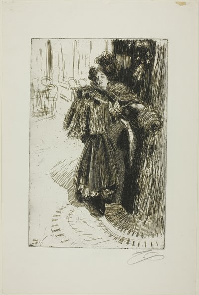 Effet de Nuit III av Anders Leonard Zorn