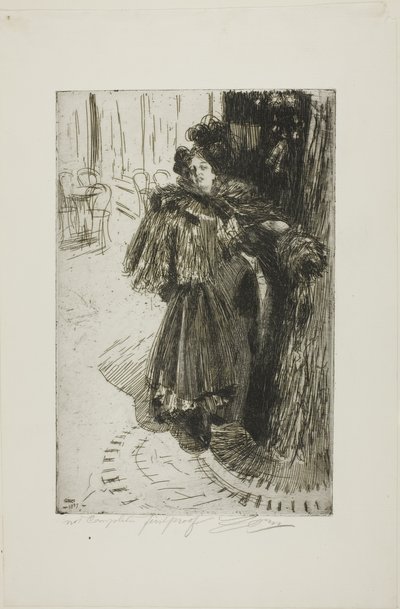 Effet de Nuit III av Anders Leonard Zorn
