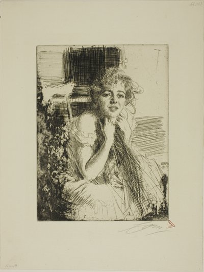 Emma Rasmussen av Anders Leonard Zorn