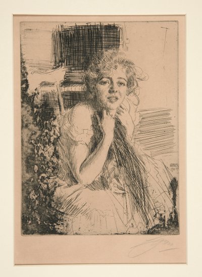 Emma Rasmussen av Anders Leonard Zorn