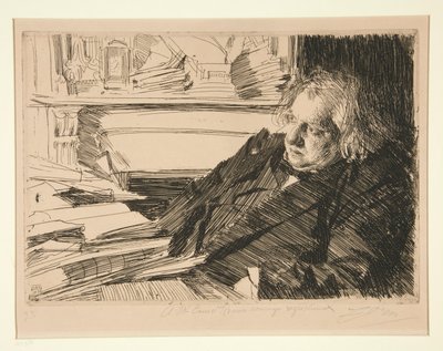 Ernest Renan av Anders Leonard Zorn