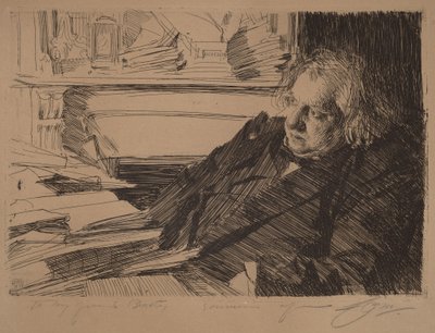 Ernest Renan av Anders Zorn