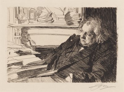 Ernest Renan av Anders Zorn