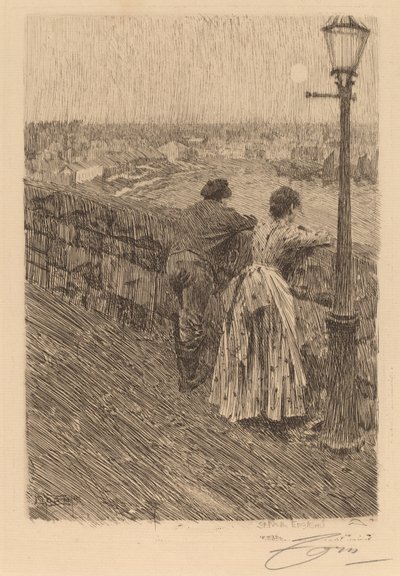 Fiskare i Saint Ives av Anders Leonard Zorn
