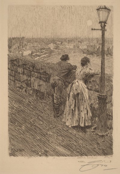 Fiskare i Saint Ives av Anders Zorn