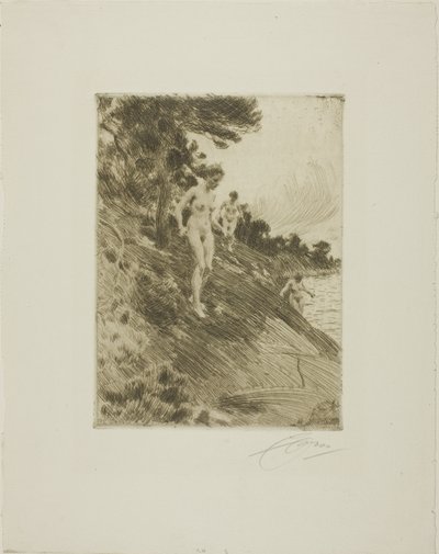 Skrämd av Anders Leonard Zorn