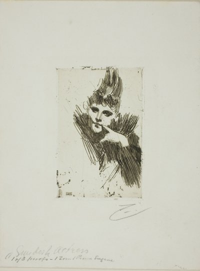 Gerda Grönberg I av Anders Leonard Zorn