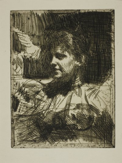 Gerda Hagborg I ("To Please") av Anders Leonard Zorn