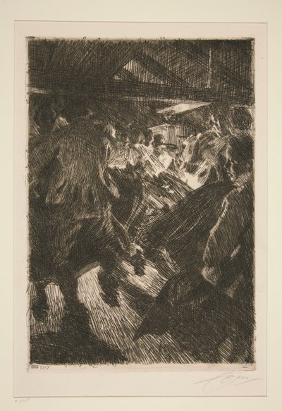 Gopsmor stuga av Anders Leonard Zorn