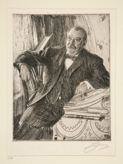 Grover Cleveland II av Anders Zorn