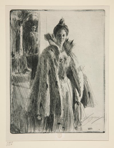 H.R.H. Prinsessan Ingeborg av Sverige II av Anders Leonard Zorn