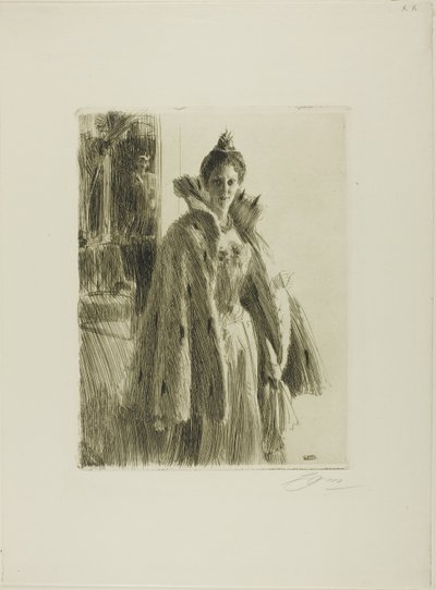 H. R. H. Prinsessan Ingeborg av Sverige II av Anders Leonard Zorn