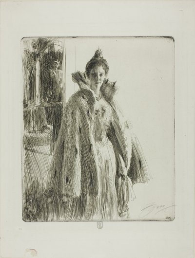 H. R. H. Prinsessan Ingeborg av Sverige II av Anders Leonard Zorn