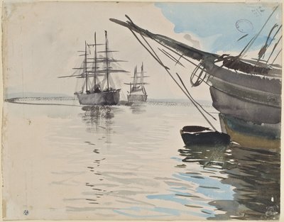 Hamnvy av Anders Zorn
