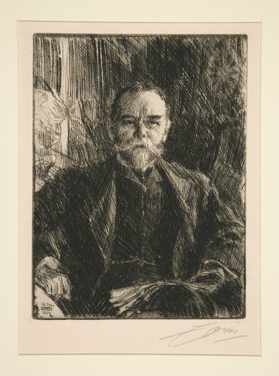 John Hay av Anders Leonard Zorn