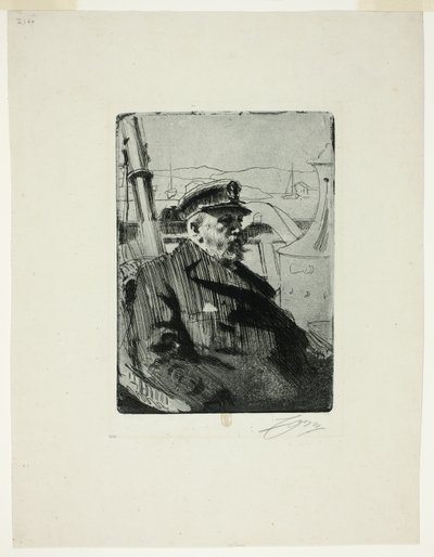 King Oscar II (andra plattan) av Anders Leonard Zorn