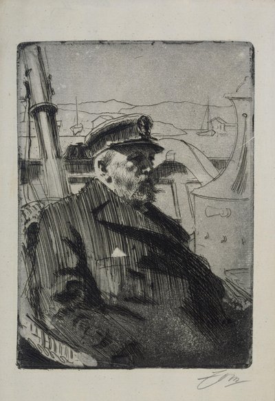 Kung Oscar II av Sverige av Anders Zorn