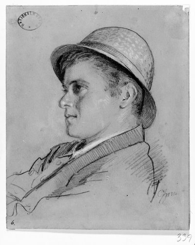 Landskapsmålare Olof Grafström av Anders Zorn