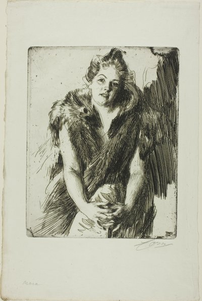 Maya von Heijne av Anders Leonard Zorn
